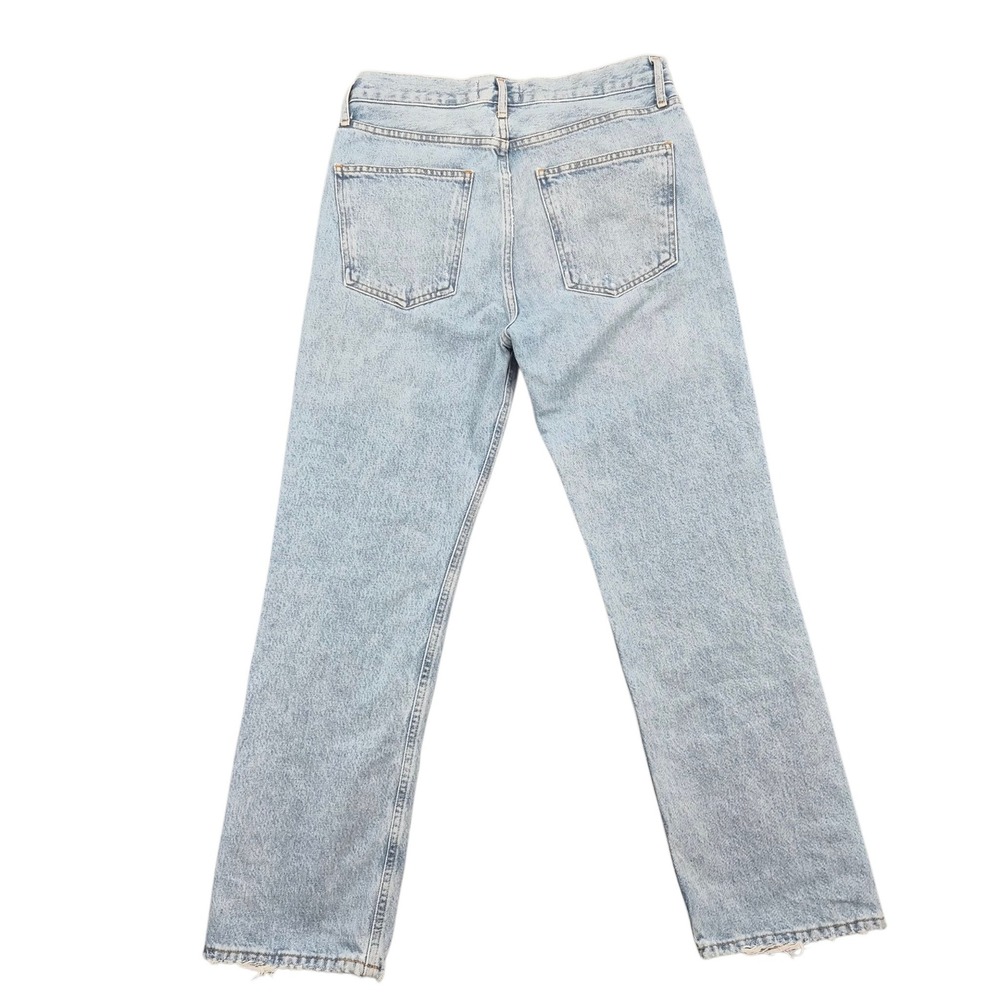 AGOLDE Ripley High Rise Straight Leg Jeans Light Wash Blue Size 27 A141-1141 - Picture 2 of 12